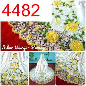 MUKENA SEKAR WANGI KUNING - 4482