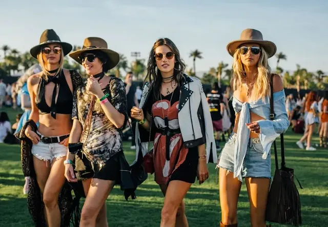 4 women with unique Coachella Outfits