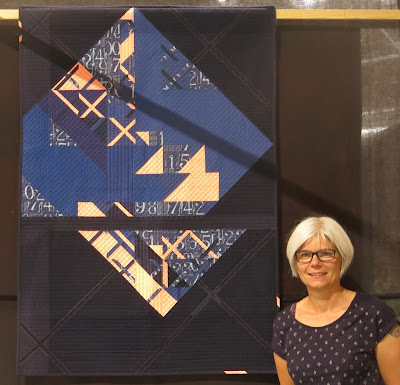 Luna Lovequilts - My Eclat quilt at the Festival of Quilts 2018 - Third place in Contemporary category