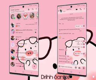 PIG Theme For YOWhatsApp & Fouad WhatsApp By Driih Santos