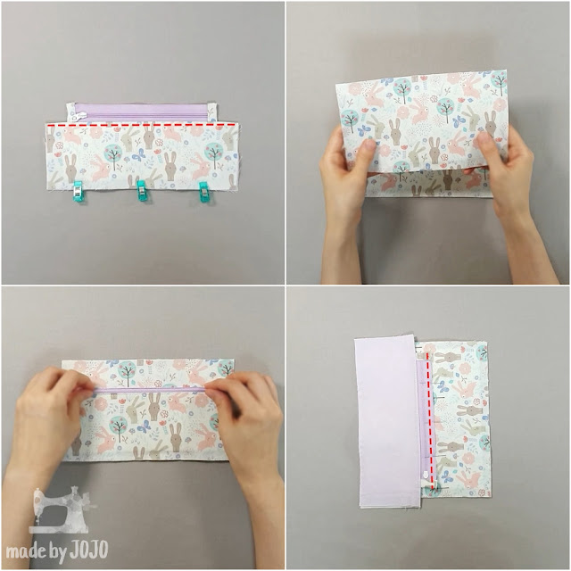 Two-Zipper Pencil Case