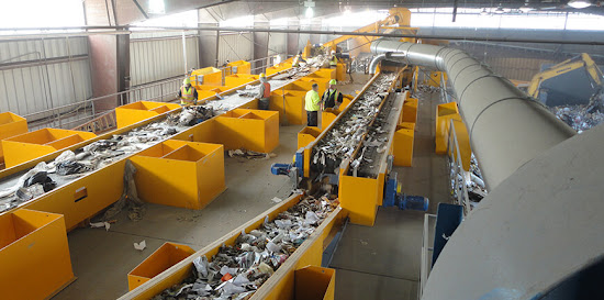 construction demolition waste recycling system