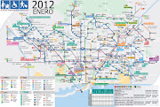 Mapa do Metro de Barcelona (Janeiro de 2012) com horários e preços (mapa metro barcelona )