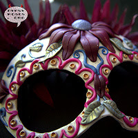 Handmade, one of a kind, Sugar Skull Mask