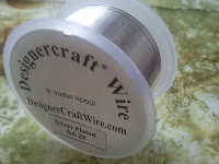 Designer Craft Wire - silver coated GA22 RM2.50/meter