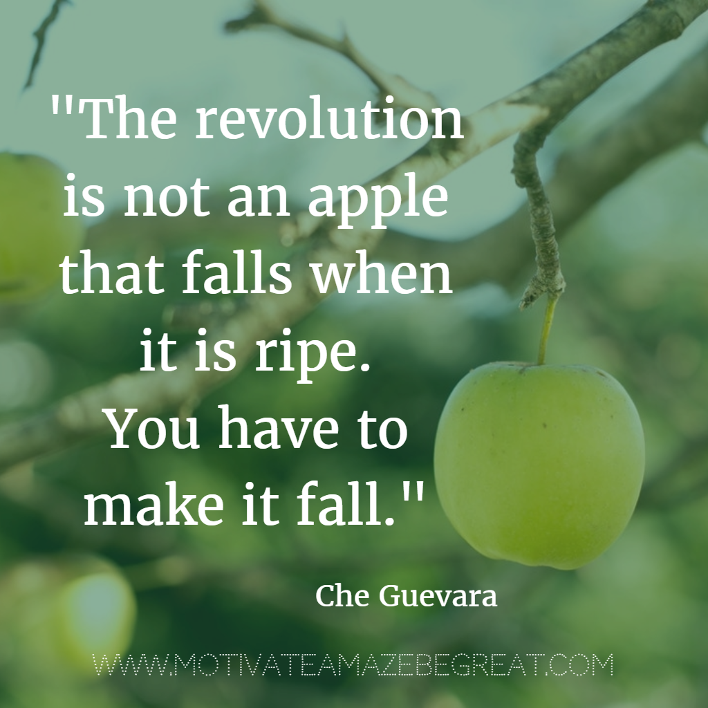 40 Most Powerful Quotes and Famous Sayings In History "The revolution is not an
