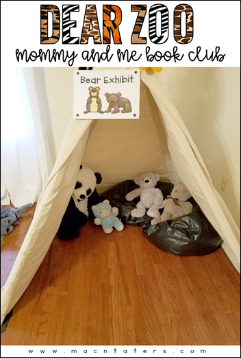 Dear Zoo Mommy and Me Book Club: Dear Zoo Activities for kids