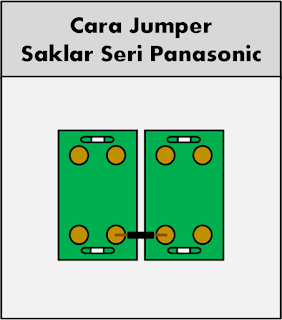 cara jumper saklar ganda panasonic