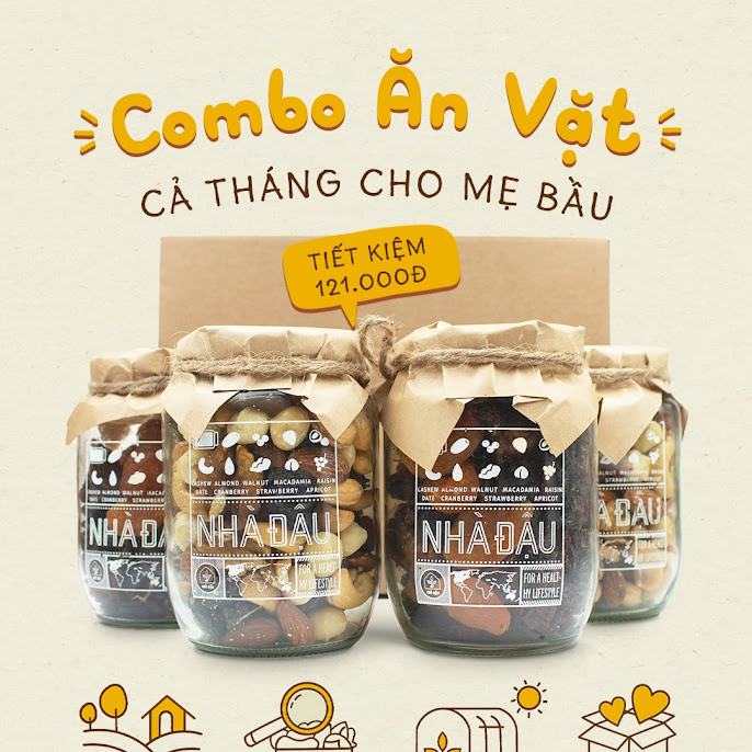 [A36] Mixnuts - Mix hạt dinh dưỡng dành cho Mẹ Bầu mới mang thai