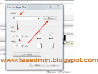 CARA MENAMBAH UKURAN KERTAS F4 PADA PRINTER - tasADMIN