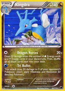 Kingdra Plasma Freeze Pokemon Card