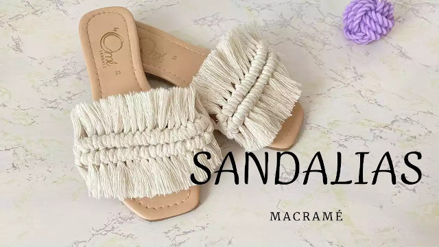 TUTORIAL GRATIS de Bellas Sandalias a Macramé