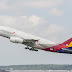 Airbus A380-800 of Asiana Airlines on Ferry Flight