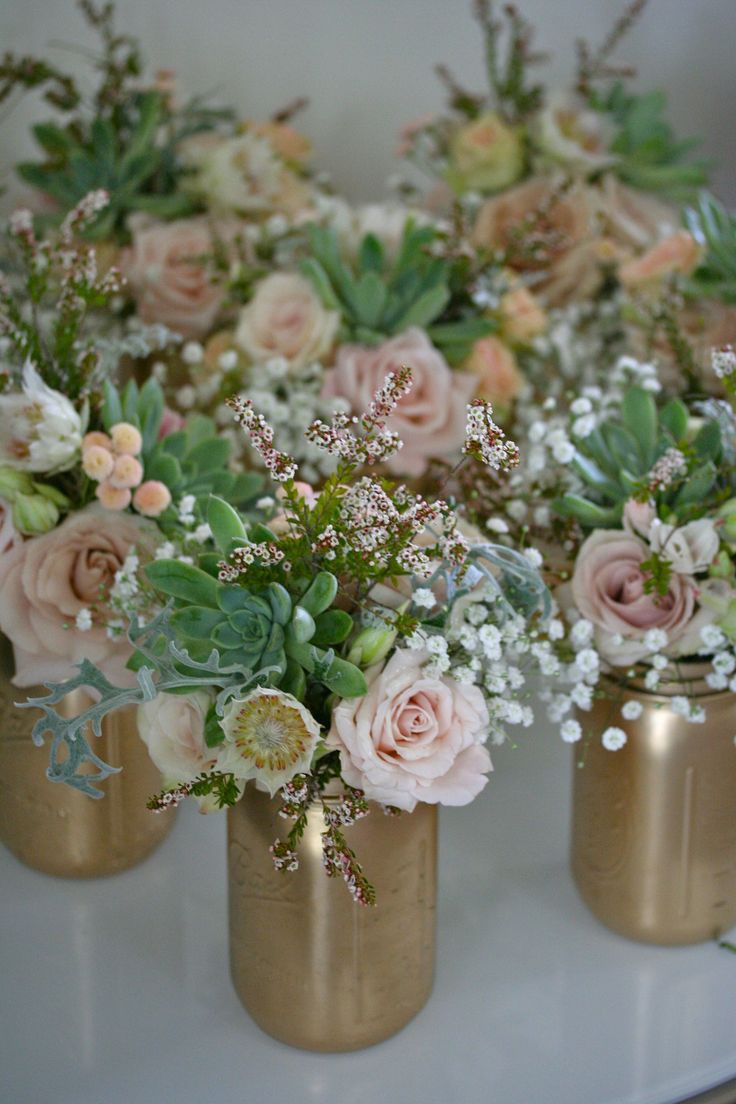 Beautiful Bridal: 13 Most Beautiful Mason Jar Centerpieces