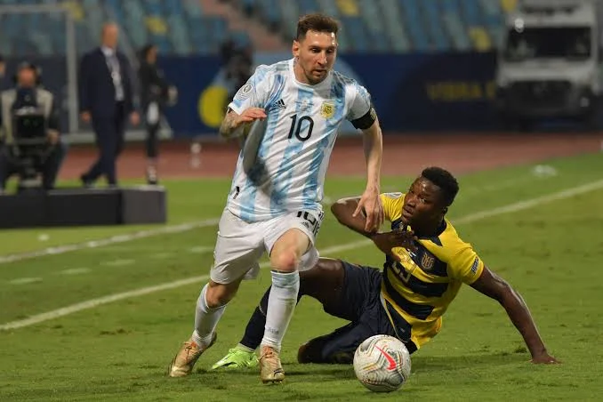 VIDEO; Lionel Messi Humiliates British Most Expensive Player Moises Caicedo With Sublime Skills in Argentina Win
