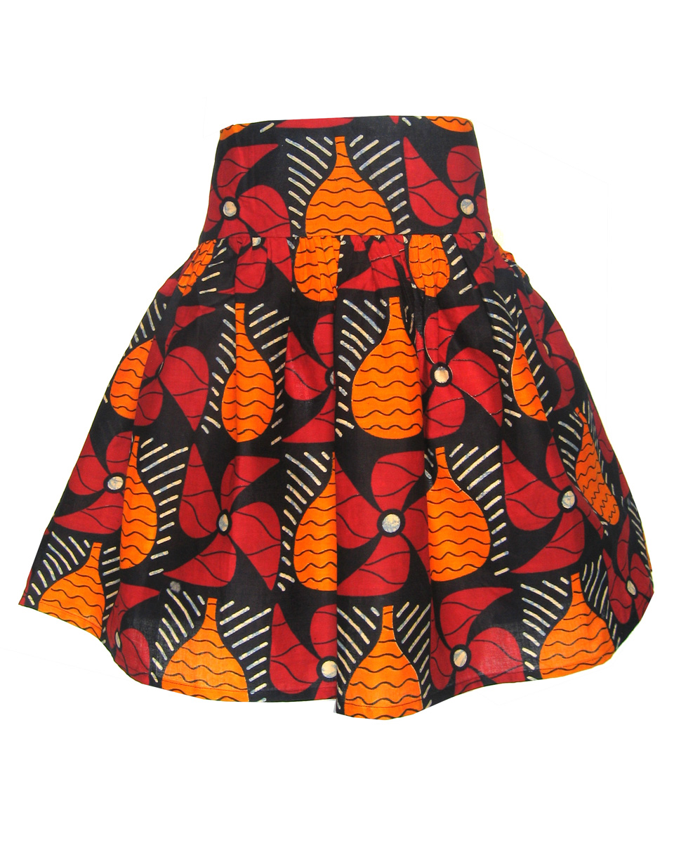 African print skirt designs