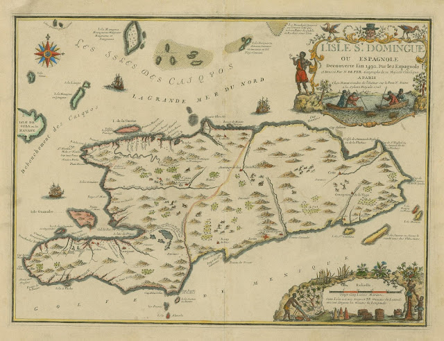 Карта острова Эспаньола, или Сен-Доминго