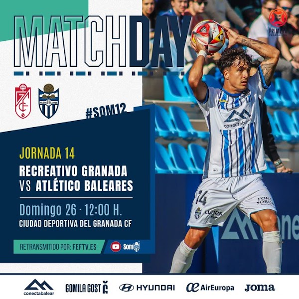 Ver en directo el Recreativo Granada - Atlético Baleares