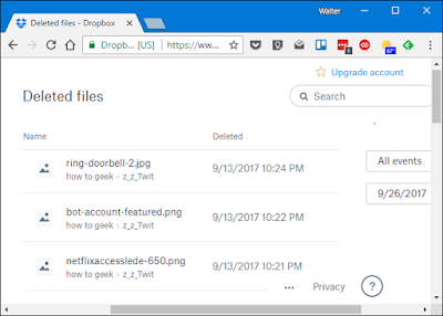 Si votre fichier a été stocké dans un service de stockage en nuage tel que Dropbox, Google Drive ou OneDrive,