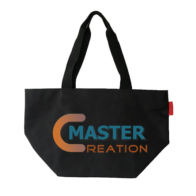 black shopping bag