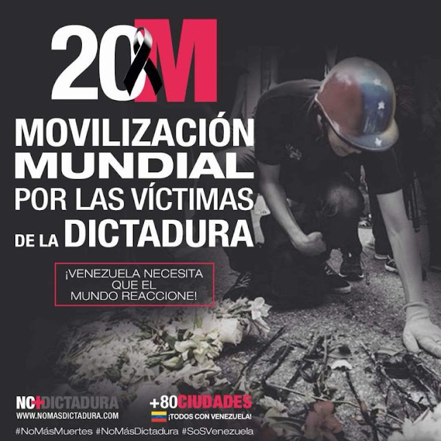 Convocan a una movilización mundial por los caídos durante protestas en Venezuela.