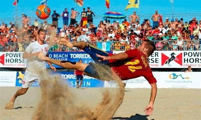 Brasil, México e Irán, rivales de España en el Mundial de fútbol playa