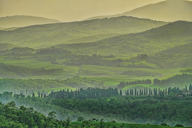 beautiful tuscany view
