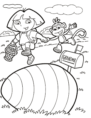 Dora the explorer Coloring Pages