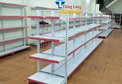 Thăng Long cung cấp mẫu kệ siêu thị đẹp 