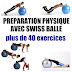 préparation physique avec swiss ball