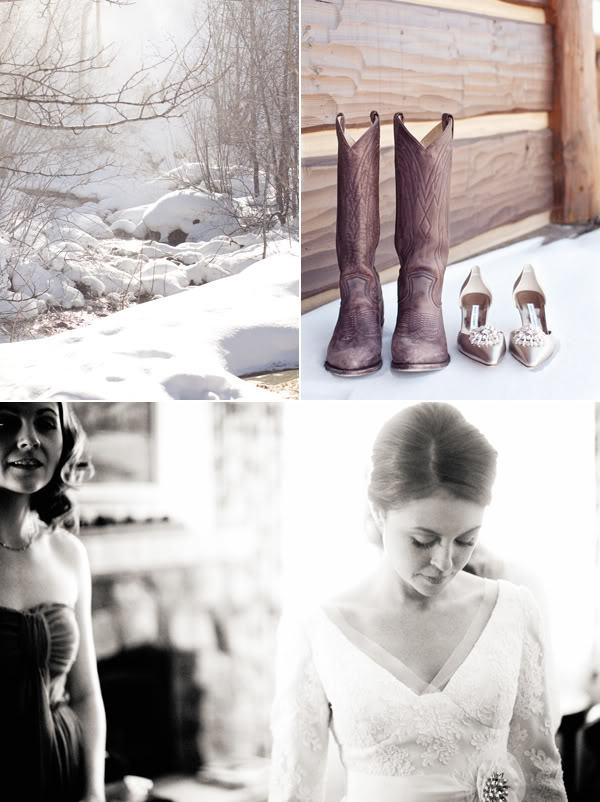 Rustic Winter CO Wedding