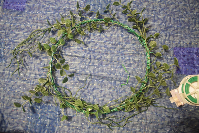 Easy Spring Wreath DIY From the Dollar Store - TheCraftyMann.Blogspot.ca