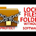 How to lock a folder without any software