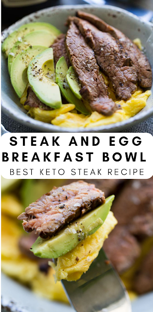 Steak and Egg Breakfast Bowl (Keto Friendly)