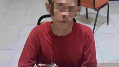 Polsek Tapung Hilir Tangkap Seorang Pemuda Pengedar Shabu di Desa Kotagaro.