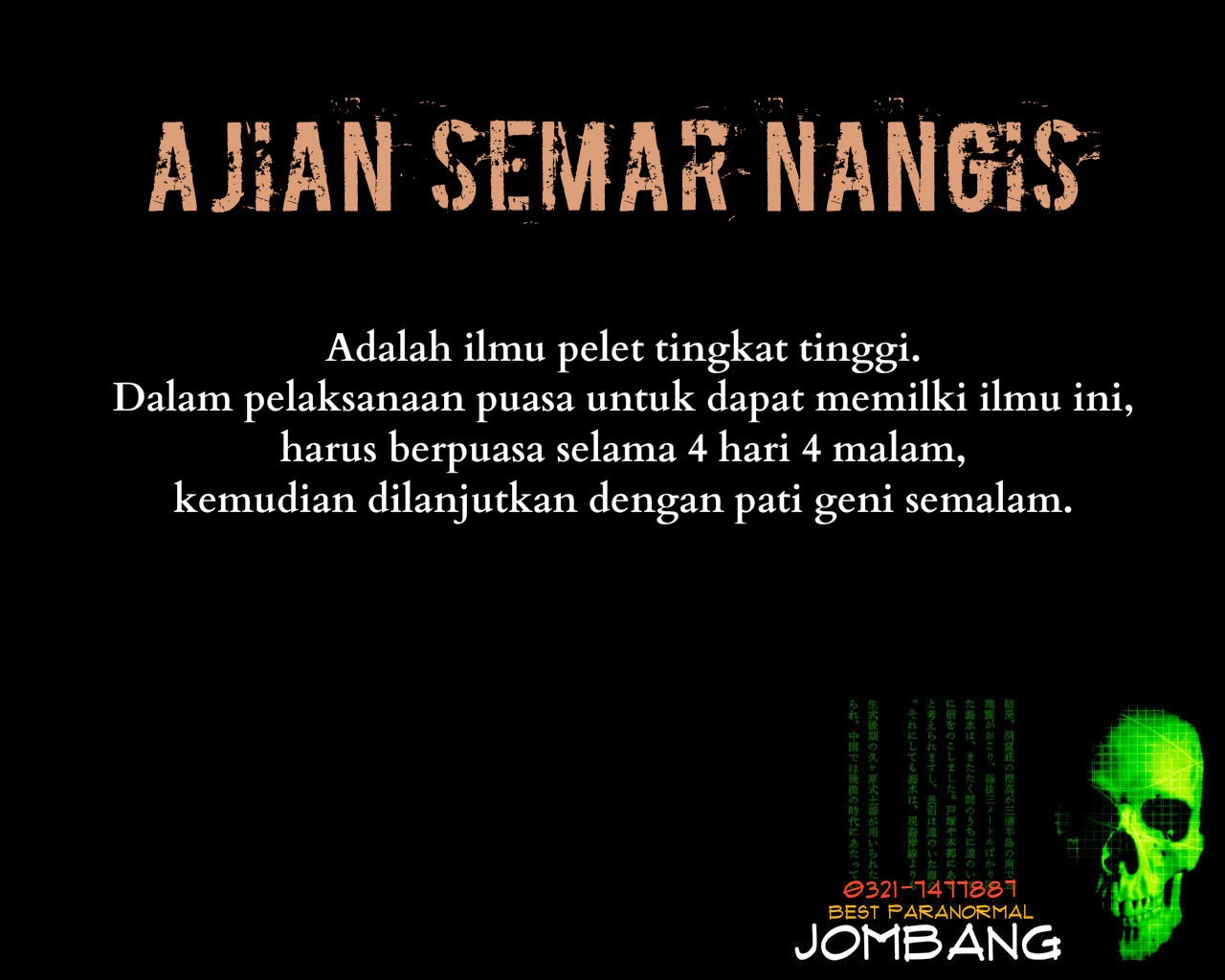 Paranormal Jombang Jawa Timur Maret 2014