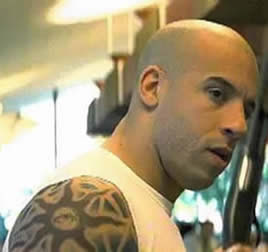 Vin Diesel Tattoo