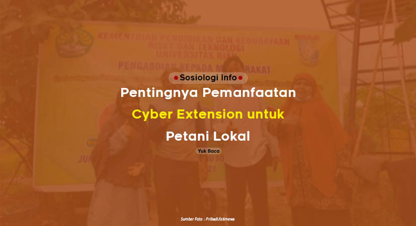 Pentingnya Pemanfaatan Cyber Extension untuk Petani Lokal Mengelola Lahan Gambut