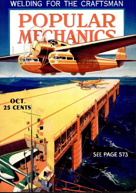 Portadas de la revista Popular Mechanics en los años 30