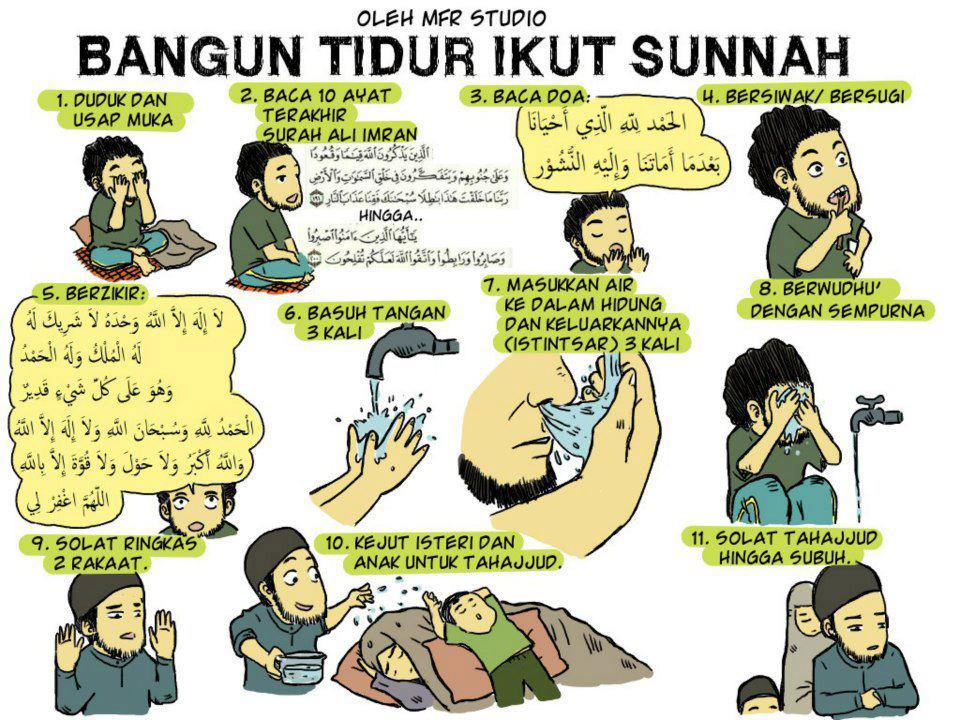 Sunnah Bangun Tidur