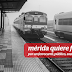 IU-Mérida lleva al Congreso la electrificación de la línea ferroviaria Madrid-Lisboa. 