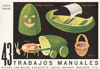 43 trabajos manuales hechos con melón, cacahuetes, huevo, naranja, mariscos