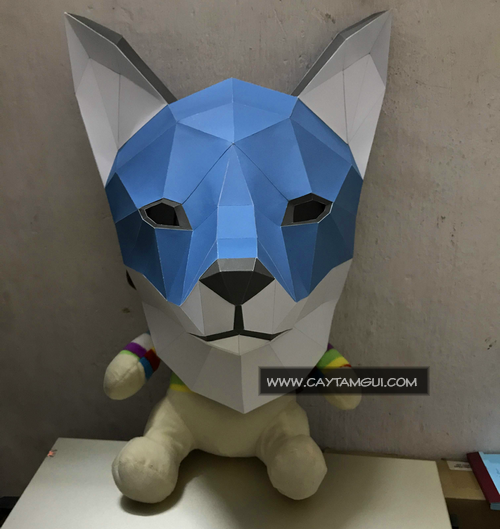 Mặt nạ đầu thú 3D - Hình cáo (Fox mask)