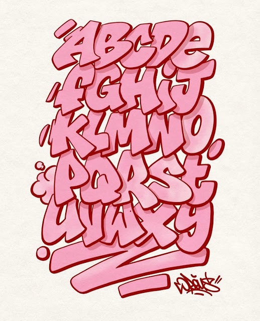 graffiti alphabet