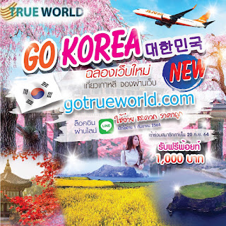 เปิดแล้ว !! เวบใหม่ จองง่าย Go Korea จอง gotrueworld.com เข้าร่วมวันนี้รับพ้อยท์ฟรี 1000 บาท 