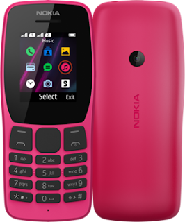 Nokia 110 warna pink