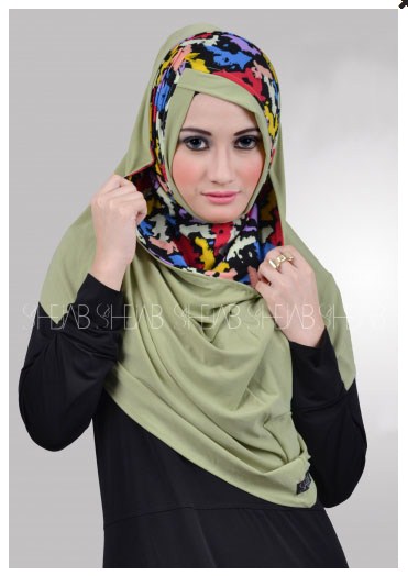 Contoh Model Hijab  Black Hairstyle and Haircuts