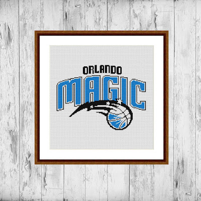 Orlando Magic easy cross stitch pattern