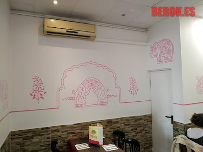murales restaurante indio