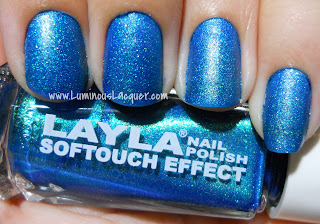 Layla Softouch Effect Turquoise Splash